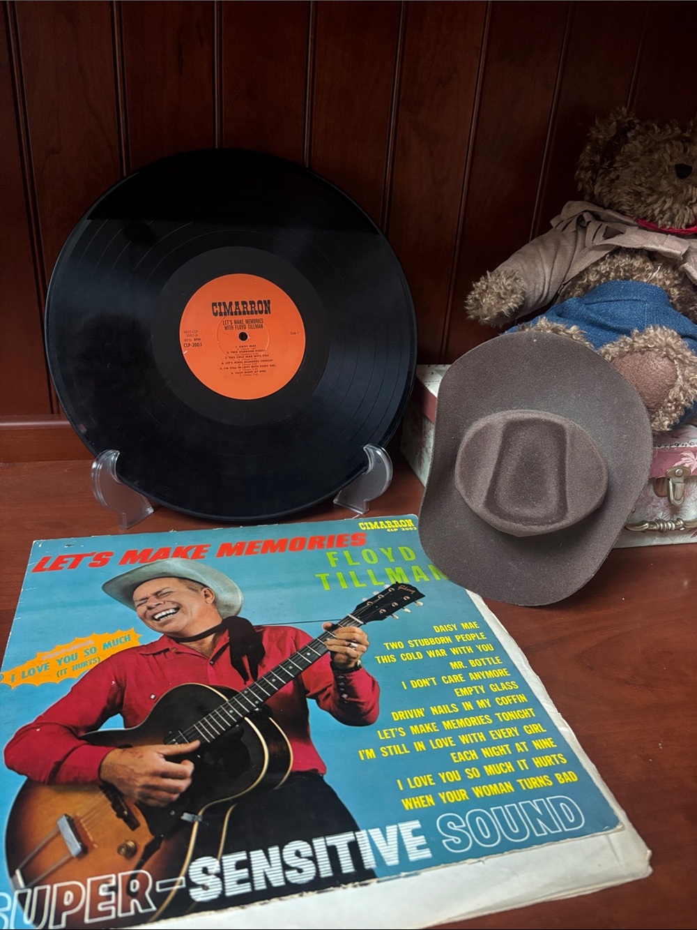 Let's Make Memories" by Floyd Tillman vinyl